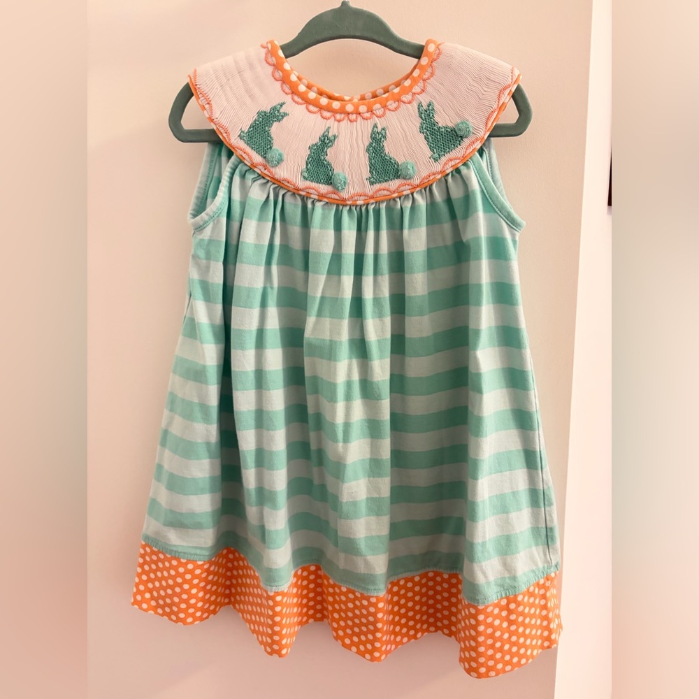 Honesty Smock Brand Smocked Bunny Dress 18m